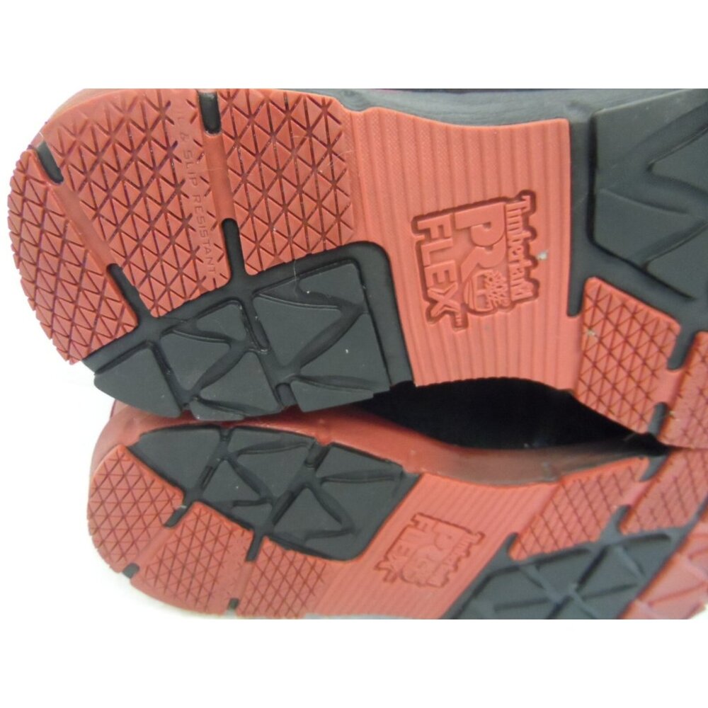 Timberland PRO Men's Radius Comp Toe Work Shoe Black/Red Size 9.5W - Picture 12 of 13